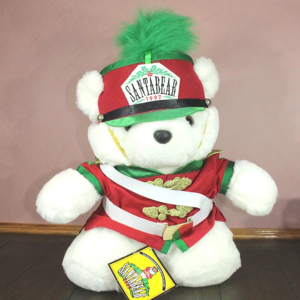 1997 Santa Bear Toy Soldier Nutcracker Ballet Plush Dayton Hudson's Tag